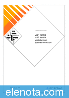 Micronas MSP3415D datasheet