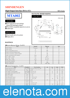 Shindengen MTA002 datasheet