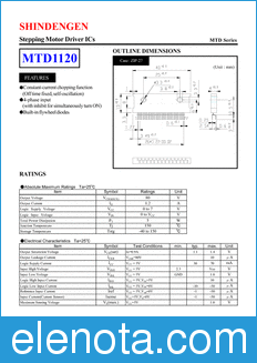 Shindengen MTD1120 datasheet