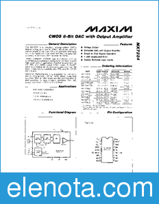 Maxim MX7224 datasheet