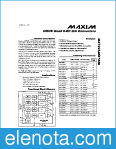 Maxim MX7225 datasheet