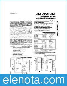 Maxim MX7245 datasheet