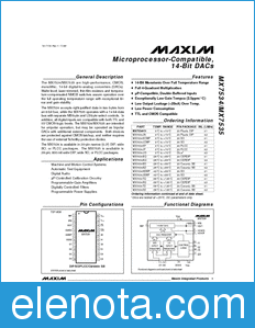 Maxim MX7534 datasheet
