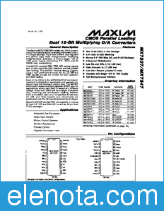 Maxim MX7537 datasheet