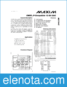 Maxim MX7542 datasheet