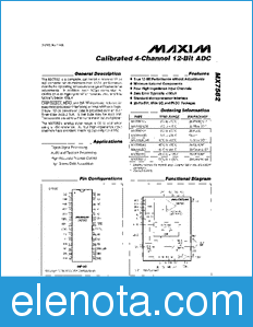 Maxim MX7582 datasheet