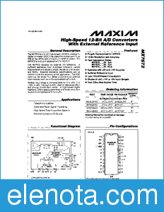 Maxim MX7672 datasheet