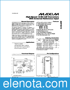 Maxim MX7672 datasheet