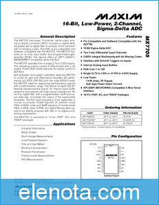 MAXIM - Dallas Semiconductor MX7705 datasheet