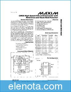 MAXIM - Dallas Semiconductor MX7820 datasheet