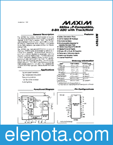 Maxim MX7821 datasheet
