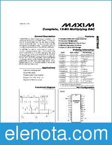 Maxim MX7845 datasheet