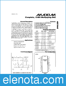 Maxim MX7845 datasheet