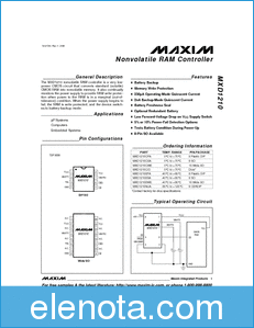 MAXIM - Dallas Semiconductor MXD1210 datasheet