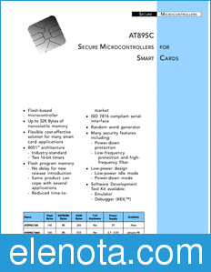 Atmel Microcontrollers datasheet