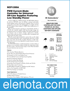 ON Semiconductor NCP1200A datasheet
