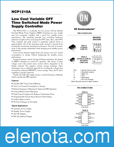 ON Semiconductor NCP1215A datasheet