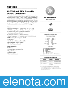 ON Semiconductor NCP1403 datasheet