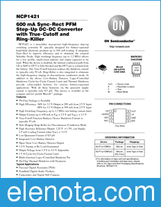 ON Semiconductor NCP1421 datasheet