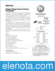 ON Semiconductor NCP1651 datasheet