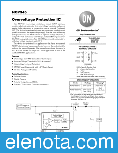 ON Semiconductor NCP345 datasheet