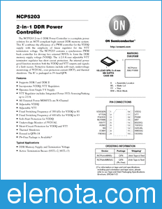 ON Semiconductor NCP5203 datasheet