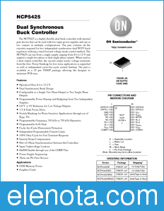 ON Semiconductor NCP5425 datasheet