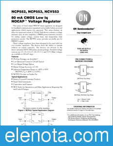 ON Semiconductor NCP552 datasheet