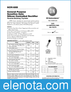 ON Semiconductor NCR169D datasheet