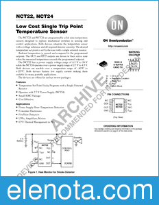 ON Semiconductor NCT22 datasheet