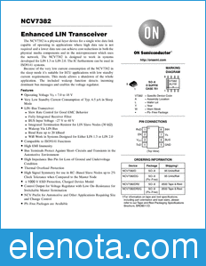 ON Semiconductor NCV7382 datasheet