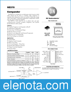 ON Semiconductor NE570 datasheet