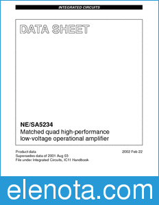 Philips NE/SA5234 datasheet