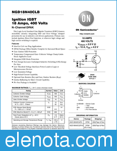 ON Semiconductor NGD18N40CLB datasheet