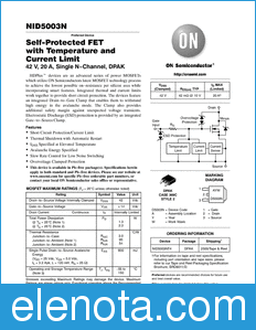 ON Semiconductor NID5003N datasheet