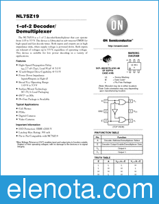 ON Semiconductor NL7SZ19 datasheet
