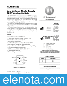 ON Semiconductor NLAST4599 datasheet