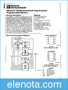 National Semiconductor NMC9307 datasheet