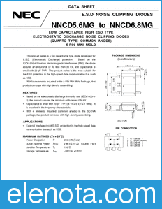 NEC NNCD5.6MG datasheet