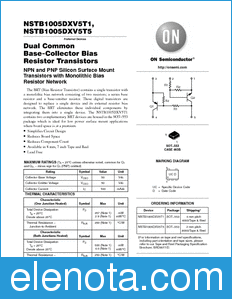ON Semiconductor NSTB1005DXV5T1 datasheet