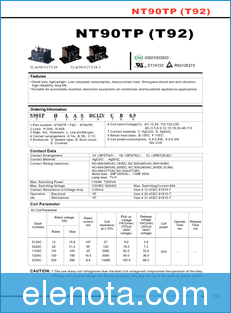 Ningbo Huaguan Electronics NT90TP(T92) datasheet