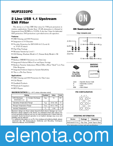 ON Semiconductor NUF2222FC datasheet