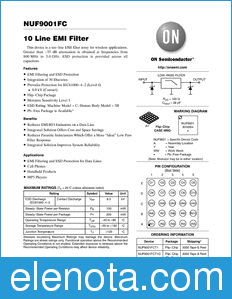 ON Semiconductor NUF9001FC datasheet