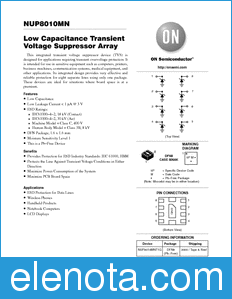 ON Semiconductor NUP8010MN datasheet