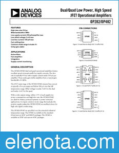 Analog Devices OP282 datasheet
