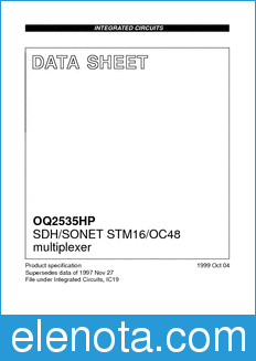 Philips OQ2535HP datasheet