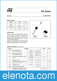 STMicroelectronics P01 datasheet