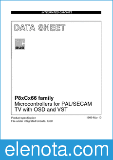 Philips P8xCx66 datasheet