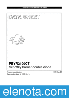 Philips PBYR2100CT datasheet
