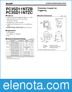 Sharp PC3SD11NTZB datasheet